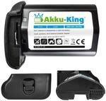 Akku-King Akku kompatibel mit Canon LP-E4 Li-Ion - 2600mAh mit Samsung Zellen - f&uuml;r
