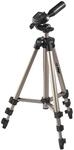 Hama Leichtes Einsteiger-Dreibeinstativ mit 3-Wege-Kopf, Star 05 106-3D, Champagner