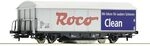 Cleaning wagon -- Clean Schienenreinigungswagen -- 168 mm &ndash; HO - Roco 46400