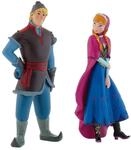 Bullyland 13060 - Spielfigurenset, Walt Disney Frozen Mini, Anna und Kristoff