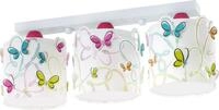 Dalber Deckenleuchte, 3-flammig, Design: Schmetterling, 51 x 15 x 19 cm, Pink