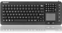 KeySonic Tas KSK-6231INEL US Industrie Touchpad W-dicht bl bulk 98 Tasten QWERTY USB