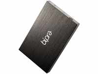 Bipra 100GB 2.5 Zoll Externe Festplatte Portabel USB 2.0 Schwarz FAT32