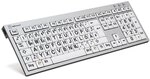 LogicKeyboard LKB-LPRNTBW-AJPU-DE Tastatur schwarz/Weiss