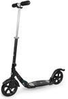 MICRO Scooter mit flexiblem Trittbrett und 200 mm Rollen Schwarz