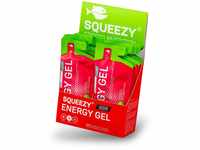 Squeezy Energy Gel Box (Zitrone & Koffein) 12er Pack - Sport Energy Gel für schnelle