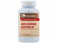 manako 3er KOMBI Kapseln Glucosamin MSM Chondroitin, 120 Stück, Dose 84 g (1 x...