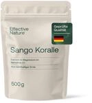 Effective Nature Sango Meereskoralle Pulver - mit Calcium und Magnesium | hochdosiert