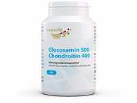 vitworld Glucosamin 500 mg Chondroitin 400 mg, Glucosamin aus pflanzlicher...