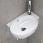 doporro Waschbecken G&auml;ste-WC Aufsatzwaschbecken H&auml;ngewaschbecken f&uuml;r...