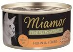Miamor Feine Filets Naturelle Dose, Huhn+K&uuml;rbis