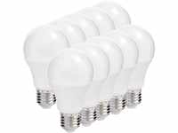 Müller-Licht 10er-Set LED Lampe Birnenform Essentials - 9 W ersetzt 60 W - E27...