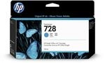 HP 728 Cyan, Original Druckerpatrone | Tinte f&uuml;r DesignJet T730, T830, 130 ml