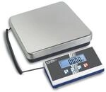 KERN Allround-Paketwaage mit Robuster Edelstahlw&auml;geplatte, 150kg W&auml;gebereich, 50g