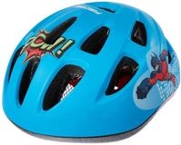 FISCHER Kinderhelm, Fahrradhelm, Jugendhelm Comic, S/M, 55-59cm, blau, hochfeste