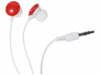 Vivanco SR 3 red In-Ear-Stereo-Ohrhörer (3,5mm Klinkenstecker, 1,2m) rot