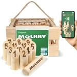 M&ouml;lkky Original - Holz Wurfspiele f&uuml;r Drau&szlig;en, Garten, Picknick, Strand,...
