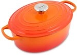 Le Creuset Signature Gusseisen-Br&auml;ter mit Deckel, &Oslash; 27 cm, Oval, F&uuml;r alle