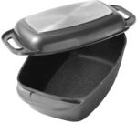 STONELINE Aluguss Br&auml;ter mit Deckel 43x26 cm, 8,4 L Br&auml;ter Induktion