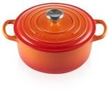 Le Creuset Signature Gusseisen-Br&auml;ter mit Deckel, &Oslash; 20 cm, Rund, F&uuml;r alle