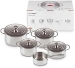Le Creuset 5-teiliges Topfset aus 3-ply PLUS Edelstahl, 96605300000000