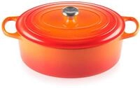 Le Creuset Signature Gusseisen-Br&auml;ter mit Deckel, &Oslash; 35 cm, Oval, F&uuml;r alle