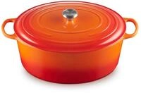 Le Creuset Signature Gusseisen-Br&auml;ter mit Deckel, &Oslash; 40 cm, Oval, F&uuml;r alle