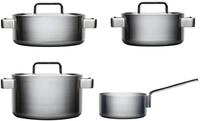 Iittala 1010451 Pfannen 4er Tools Pfannen-4er Set, Edelstahl, Silber, 30 cm, 4