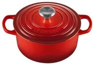 Le Creuset Signature Gusseisen-Br&auml;ter mit Deckel, &Oslash; 18 cm, Rund, F&uuml;r alle
