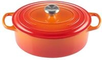 Le Creuset Signature Gusseisen-Br&auml;ter mit Deckel, &Oslash; 29 cm, Oval, F&uuml;r alle