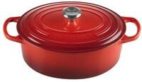 Le Creuset Signature Gusseisen-Br&auml;ter mit Deckel, &Oslash; 27 cm, Oval, F&uuml;r alle