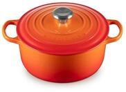 Le Creuset Signature Gusseisen-Br&auml;ter mit Deckel, &Oslash; 24 cm, Rund, F&uuml;r alle