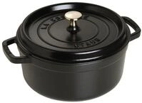 STAUB Cocotte, Gusseisen Br&auml;ter mit Deckel, 26 cm, 5,25 L, Rund, Alle Herdarten inkl