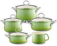 Riess, 0584-036 Topfset 5-tlg. SMARAGD bestehend aus 2 x Fleischtopf mit...