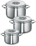 Schulte Ufer Topfset Romana i 3-teilig Edelstahl Induktion