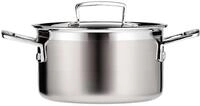 Le Creuset Bratentopf aus 3-ply Edelstahl, &Oslash; 20 cm, F&uuml;r alle Herdarten inkl.