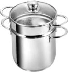 Kopf Induktion Kochtopf Makkaroni, &Oslash; 20 cm, Edelstahl, mit Siebeinsatz f&uuml;r Gem&uuml;se