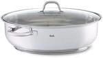 Fissler/Edelstahl-Br&auml;ter (8,8 L - &Oslash; 38 cm) gro&szlig;er ovaler Schmortopf, mit