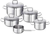 Schulte-Ufer Set1003 Meister Set Profi-Star, 5-teilig, Topfset Edelstahl, geeignet