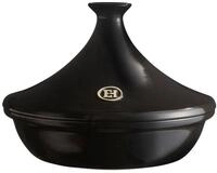 Interhal Tajine Schmorgef&auml;&szlig;, Keramik, 32 x 32 x 23 cm, Holzkohle (Schwarz-Grau)
