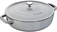 STAUB Schmorpfanne, Chistera Br&auml;ter, 28 cm, 3,7 L, Induktionsgeeignet, Aroma-Regen,