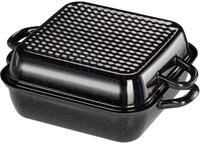 Riess, 0110-022, Bratpfanne mit Deckel 26/26, CLASSIC BACK- UND BRATFORMEN, Ma&szlig;e 26