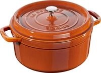 STAUB Cocotte, Gusseisen Br&auml;ter, Alle Herdarten inkl Induktion, Rund, 26 cm, 5,0 L,