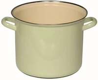 Riess, 0274-006, Topf mit Chromrand &Oslash; 22cm, BUNT PASTELL, Emaille, Vol. (rec.): 5,7