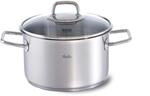 Fissler Viseo/Edelstahl-Topf (3,6 L - &Oslash; 20 cm) Kochtopf mit Glas-Deckel,