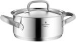 WMF Gourmet Plus Kochtopf klein 16cm, Metalldeckel mit Dampf&ouml;ffnung, Bratentopf