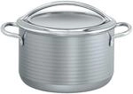 Silit Vision Kochtopf gro&szlig; 24cm, Metalldeckel, Fleischtopf Induktion 6,4l, Silargan