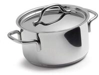 BK Profiline Edelstahl 16 cm/1,5 L Kochtopf mit Deckel, Induktionsgeeignet, Backofen-