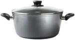 STONELINE XXXL Aluguss Kochtopf 32 cm, Gro&szlig;er Topf mit Deckel 10,6 L, Antihaft