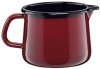 Riess, 0672-008, Schnabeltopf &Oslash; 12cm, ROSSO, Emaille, Vol. (rec.): 1,0 Liter, Made